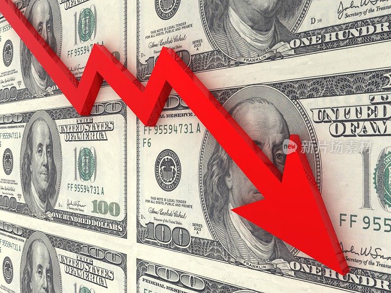 货币金融危机下降图图表美元
