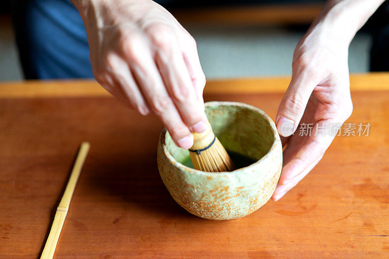 抹茶-家里的桌上茶道