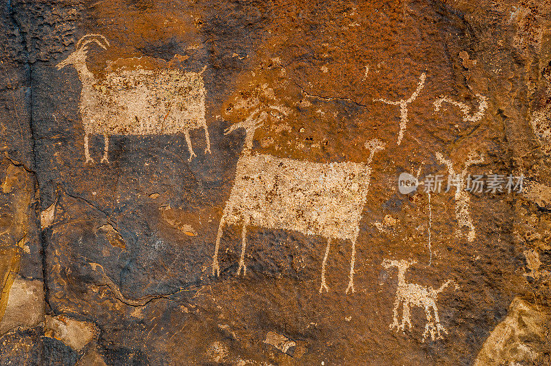 犹他州Petroglyphs