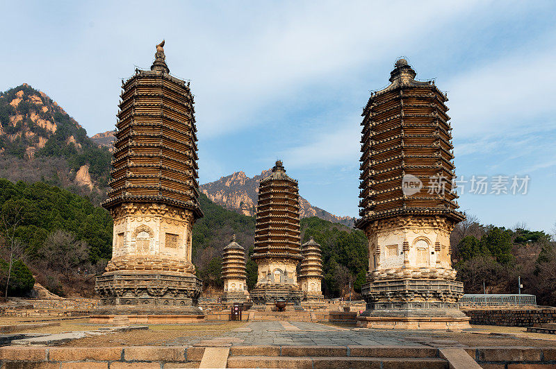 中国北京阴山的宝塔