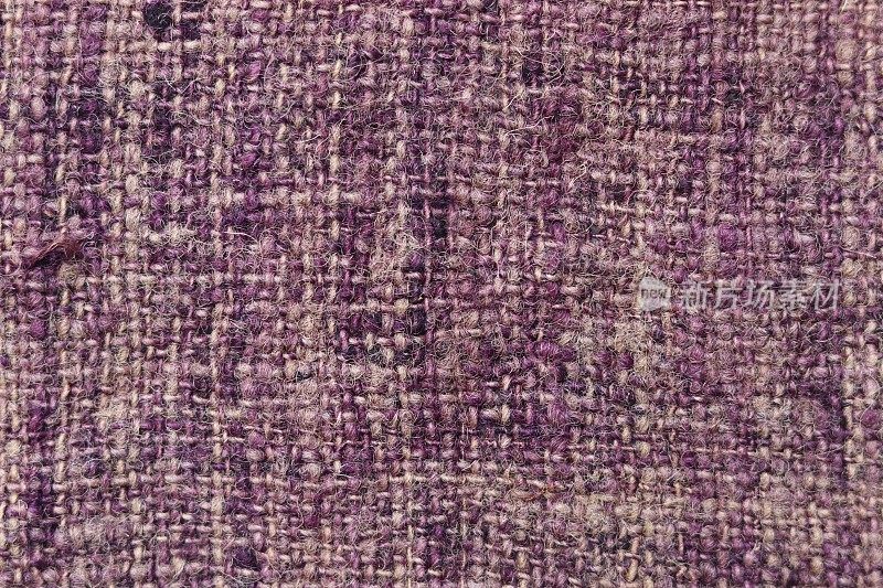 紫罗兰色棉帆布材质。