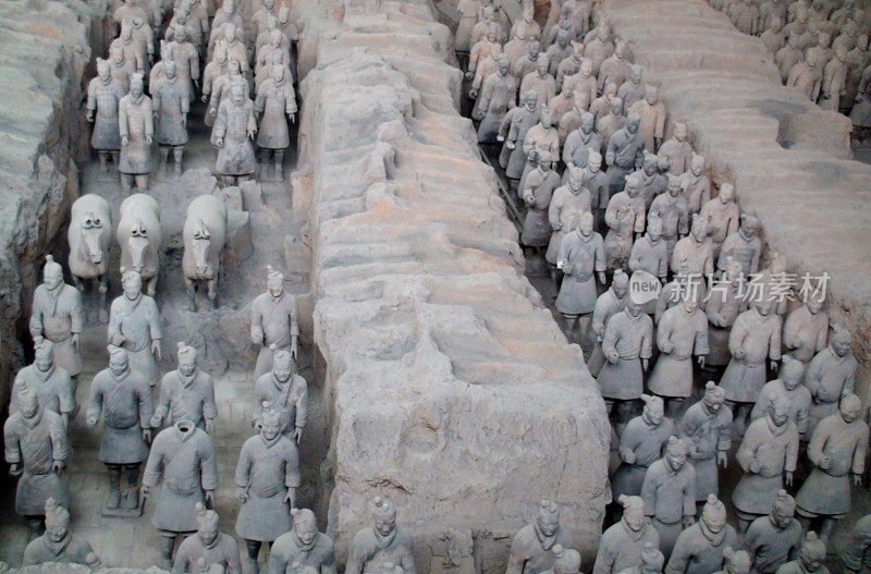 西安兵马俑，中国陕西省。东亚