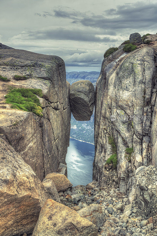 挪威谢格拉山的谢格拉博尔顿岩石