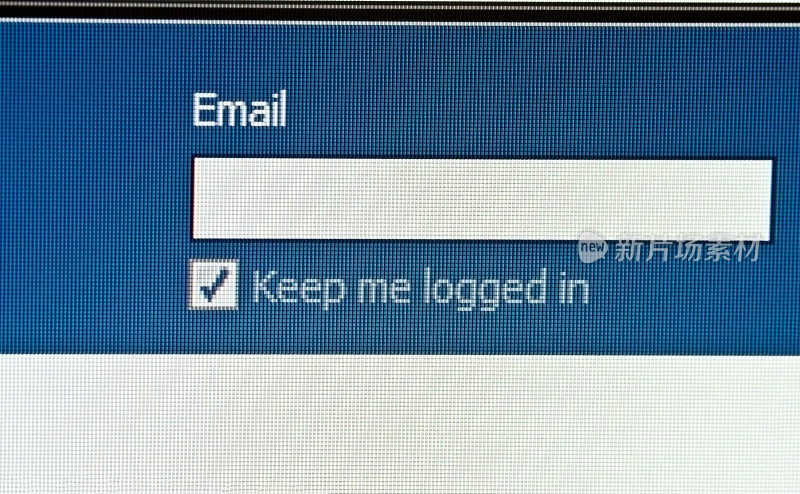电子邮件登录框