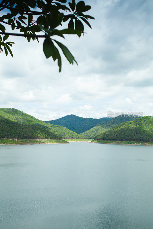 湄光坝，泰国北部清迈。美丽的风景。