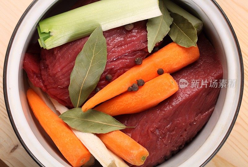 牛肉汤准备