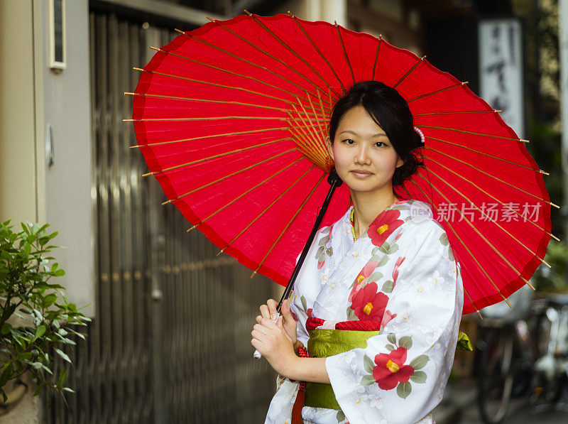 在东京的日本女人