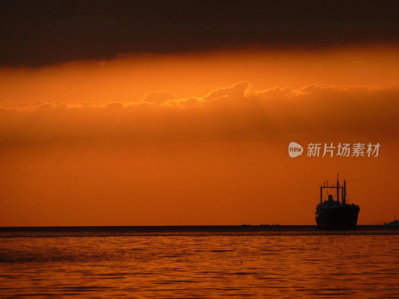 马尼拉湾日落，菲律宾