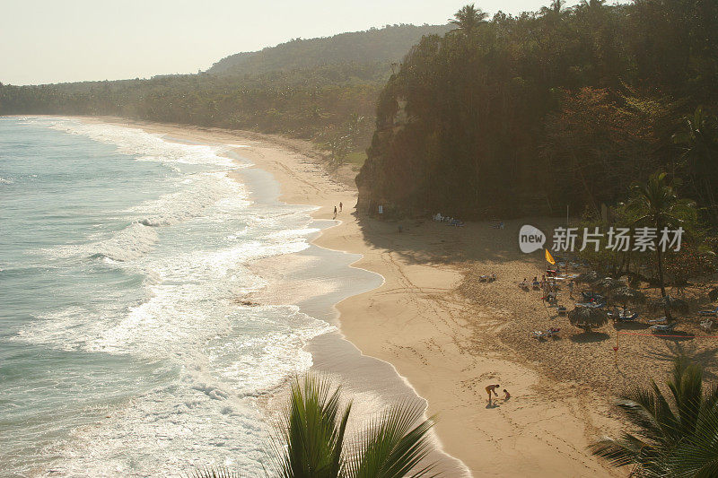 海滩全景