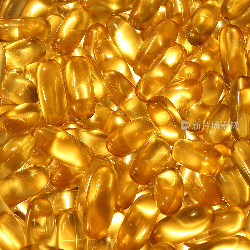 黄金凝胶维生素-3鱼油胶囊
