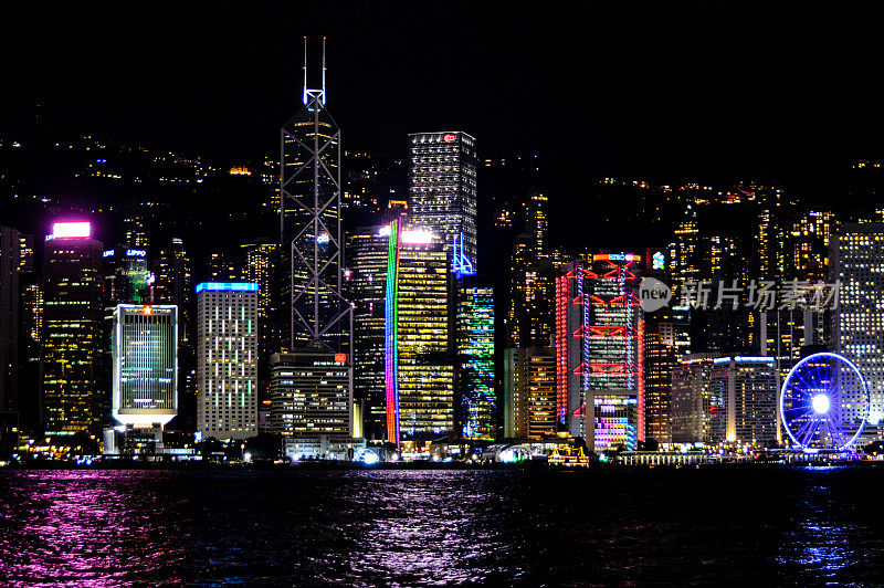 香港城市夜景