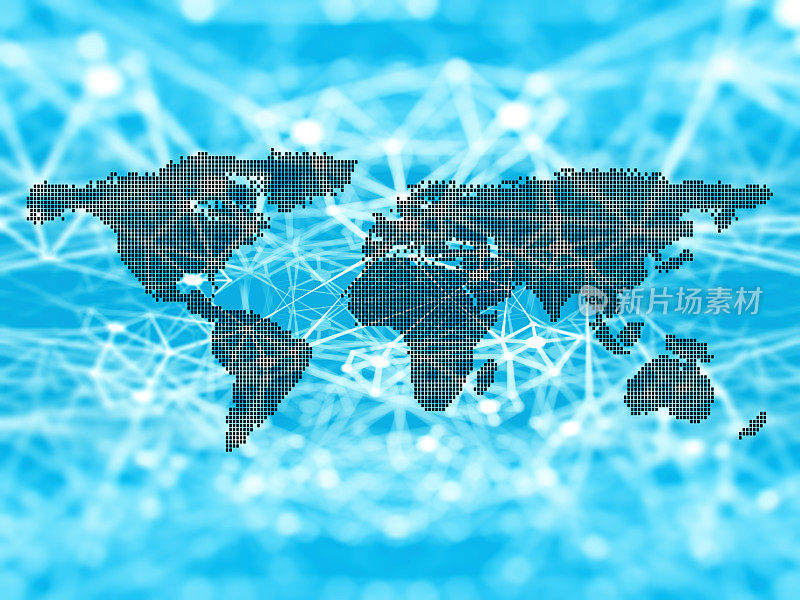 全球互联网通信数字化概念