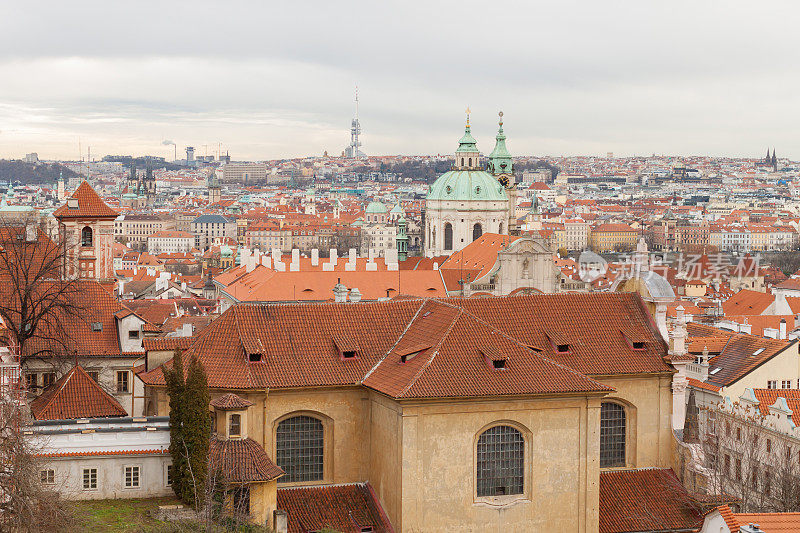 布拉格，捷克共和国，老城的中心景观