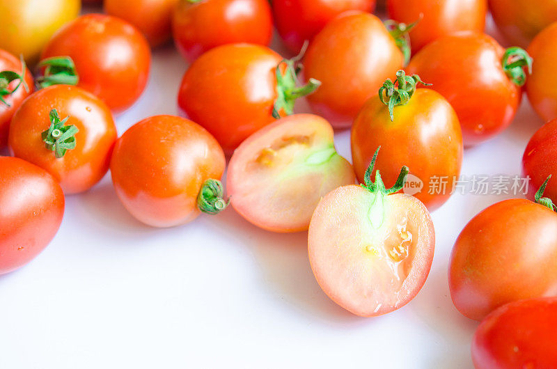西红柿的背景