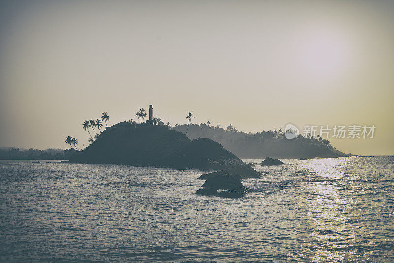 斯里兰卡海岸的美景
