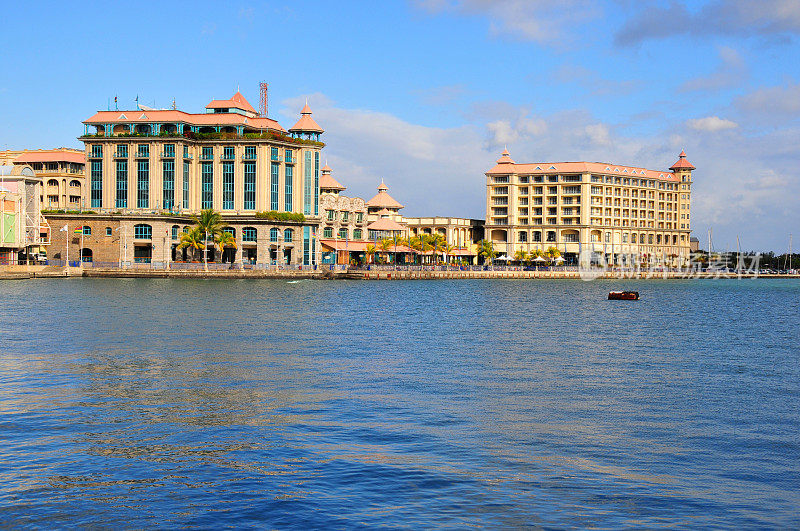 码头滨水-办公室，购物中心，电影院和酒店，路易斯港，毛里求斯
