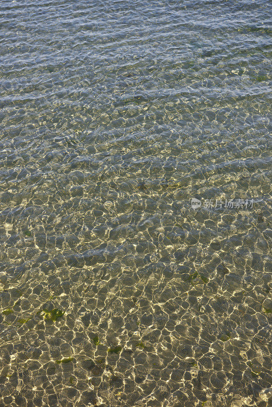 浅海的水面纹理背景