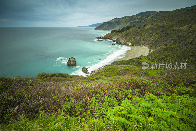 加州海岸海岸线