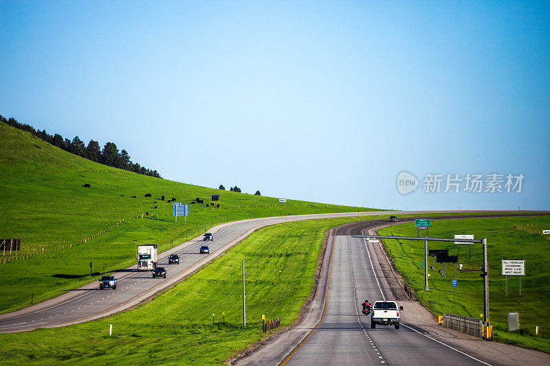 南达科他州的道路