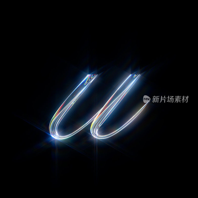 玻璃小写字母u