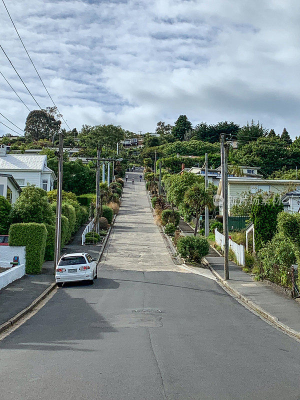 卡卡角的街景，周末，凯特林斯，新西兰