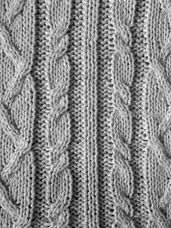 抽象的针织纺织。