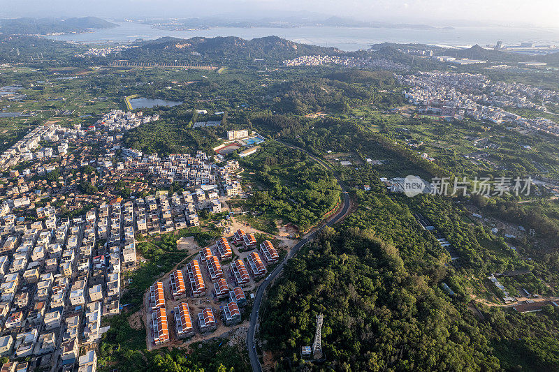 农村绿地和低层密集住宅