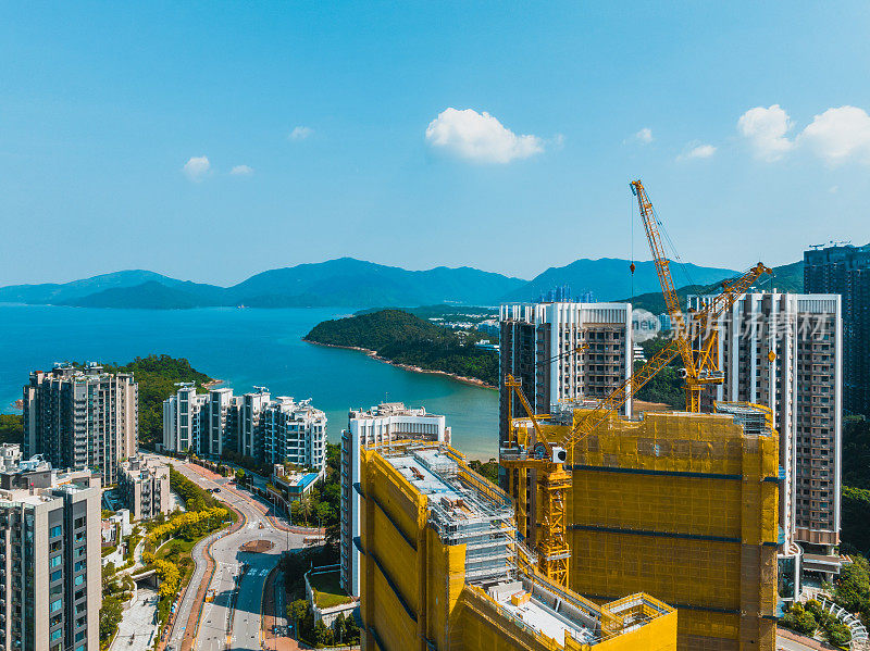 香港马鞍山建筑工地