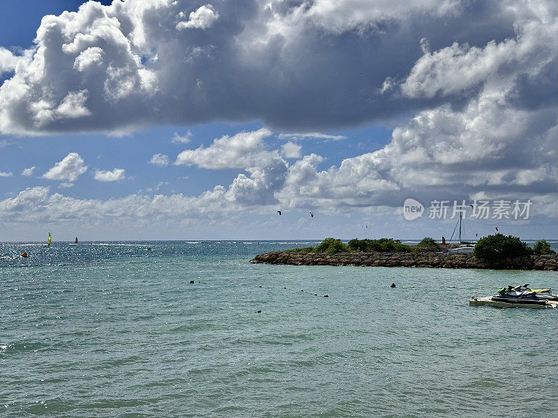 法属西印度群岛海景