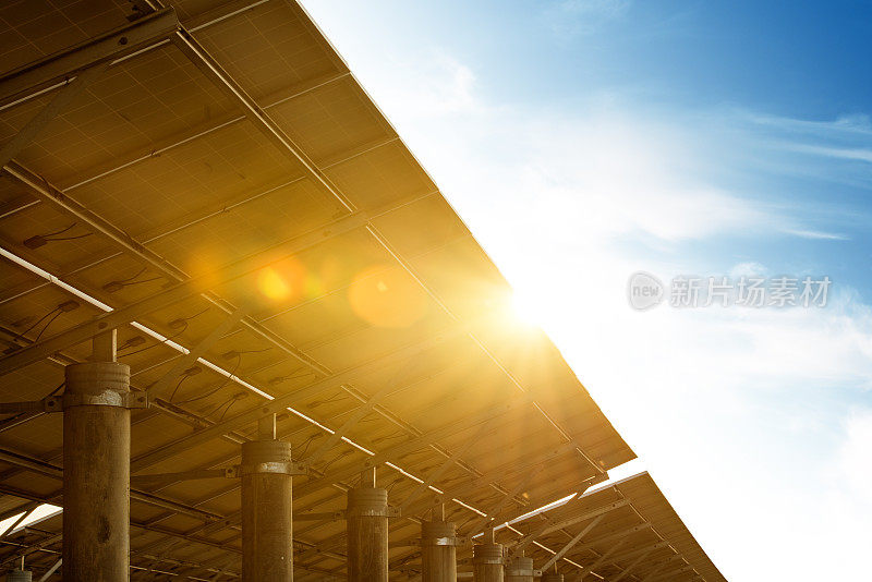 太阳能电池板，光伏-替代电源-选择性聚焦，复制空间