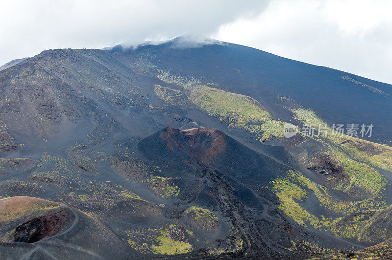 意大利西西里岛的埃特纳火山