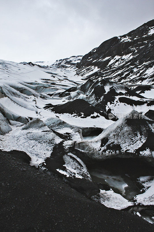 Mýrdalsjökull冰岛的冰川