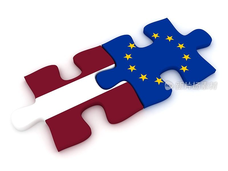 拉脱维亚欧盟国旗谜题