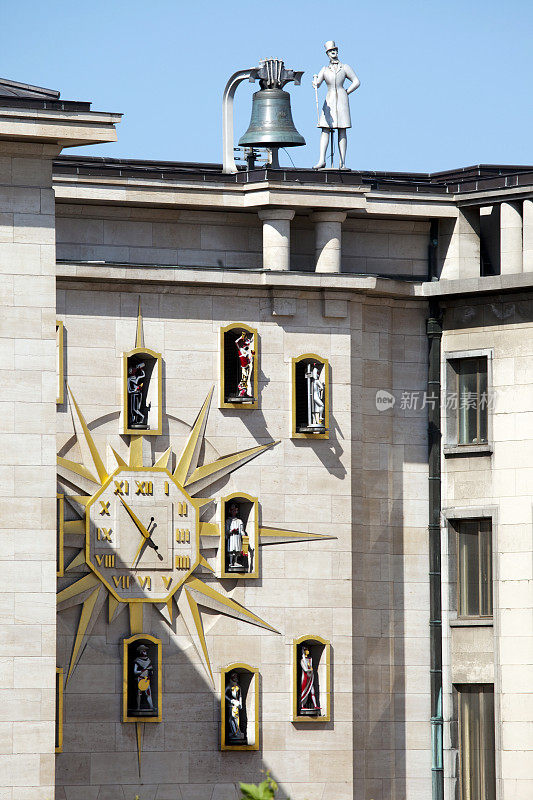 比利时布鲁塞尔的机械钟