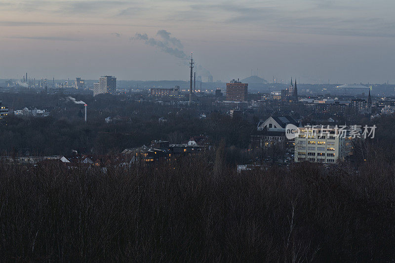 Gelsenkirchen日落景色