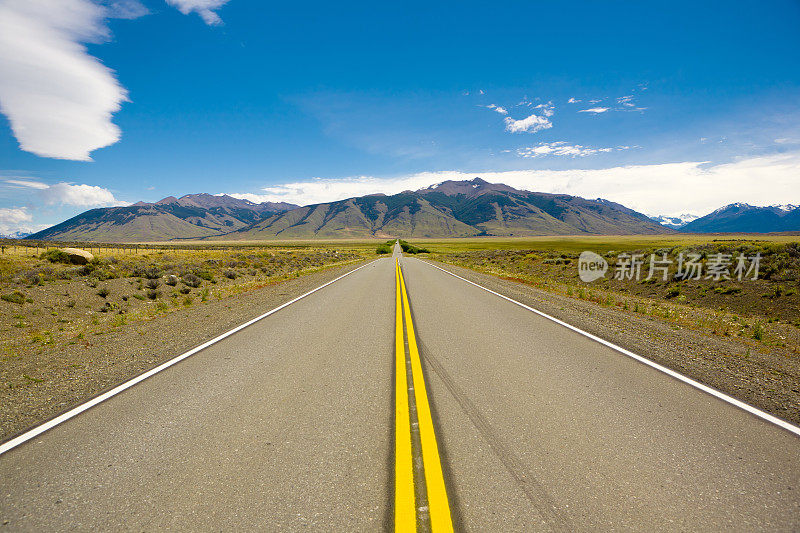 阿根廷公路和山脉