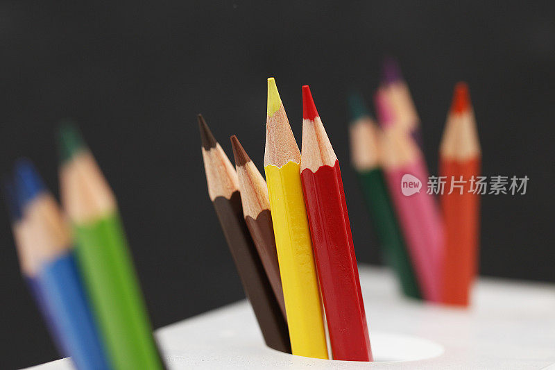 彩色艺术铅笔