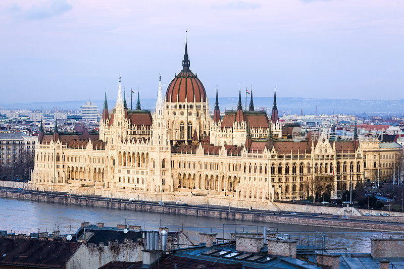 在布达佩斯的匈牙利议会
