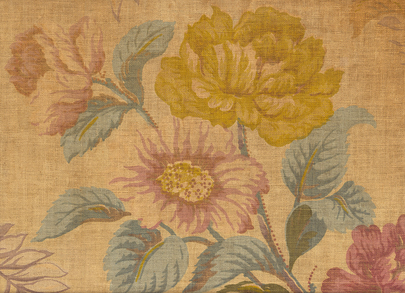 古董花卉织物#3