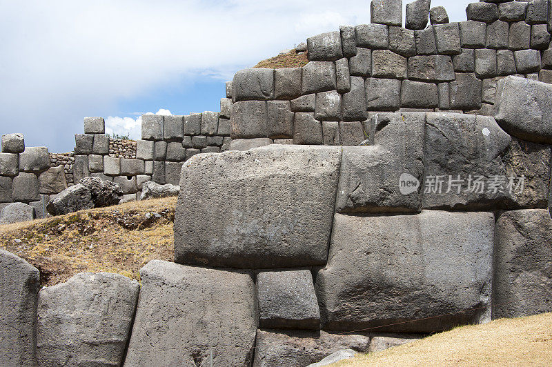 秘鲁萨克塞瓦曼的城墙