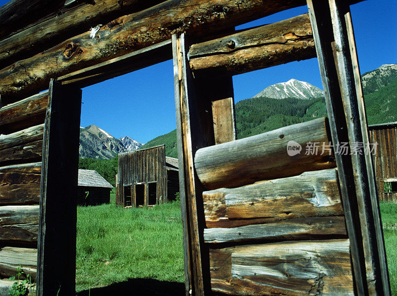 阿斯彭科罗拉多州的鬼城阿什克罗夫特和埃尔克山