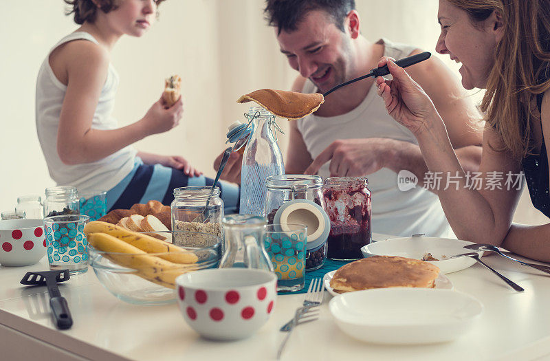 我家人的早餐