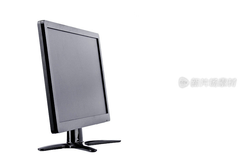 显示器显示器计算机显示在白色背景硬件桌面技术隔离