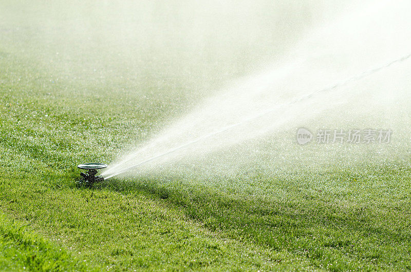 影响洒水器在草坪上的行动