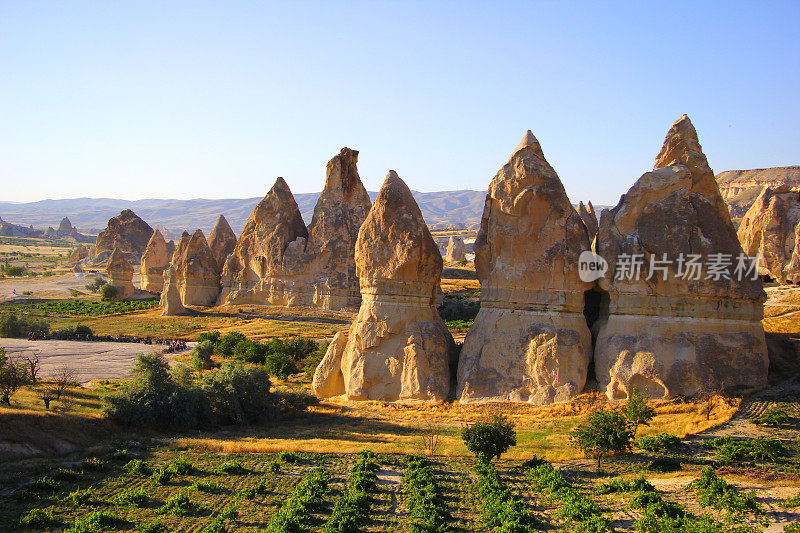 土耳其卡帕多西亚的极端地形，有被称为精灵烟囱的火山岩