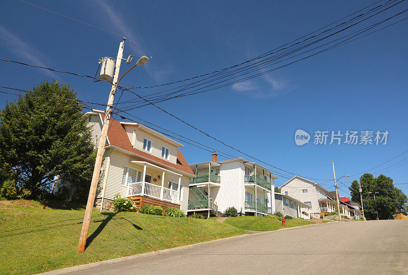 小镇乡村住宅区街