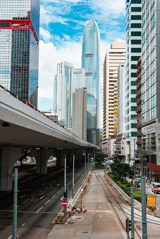 中环的香港街景