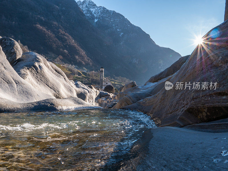 韦尔扎斯卡山谷的冬天