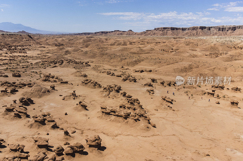 鸟瞰图哥布林山谷犹他州