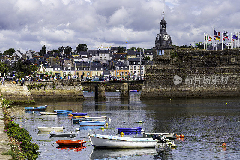 Concarneau(布列塔尼)-退潮的古老村庄